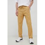 Champion pantaloni barbati, culoarea bej, drept