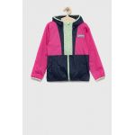 Columbia geaca copii Back Bowl Hooded Windbreaker culoarea roz