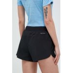 Columbia pantaloni scurți sport Columbia Hike femei, culoarea negru, uni, high waist 1991831