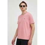 Levi's tricou din bumbac culoarea roz, neted