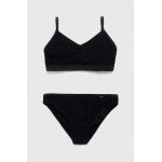 Abercrombie & Fitch costum de baie pentru copii din două piese culoarea negru