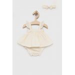 GAP set de bumbac pentru bebelusi culoarea galben