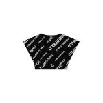 Karl Lagerfeld bluza copii culoarea negru, modelator