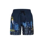 Lego pantaloni scurti de baie copii culoarea albastru marin