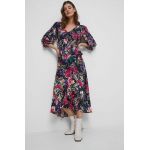 Medicine fusta culoarea negru, maxi, evazati