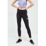 Puma colanti femei, culoarea negru, neted