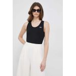 Lacoste top femei, culoarea negru