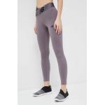 New Balance leggins de antrenament Relentless Crossover culoarea gri, cu imprimeu