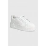 Puma sneakers din piele Karmen L culoarea alb 384615