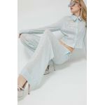Rotate pantaloni femei, lat, high waist