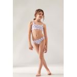 Roxy costum de baie pentru copii din două piese culoarea violet