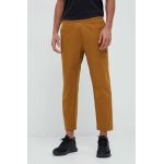 adidas Performance pantaloni de antrenament Base culoarea maro, neted