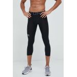 Under Armour leggins de antrenament culoarea negru, neted
