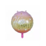 Balon folie rotind 45 cm Hello World Girl Engros Engros