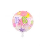 Balon folie rotund 45 cm Baby Girl Engros Engros