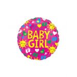 Balon folie rotund 45 cm Baby Girl Engros Engros