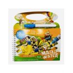 Carte de colorat Magic Water, carioca inclusa, cu apa, 8 pagini,reutilizabilă engros