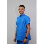 Scrub medical albastru băieți engros