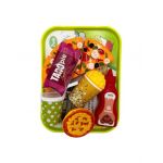Set de bucatarie pentru copii, Tavita Fast-Food, multicolor, 28×17cm, +3ani, en-gros