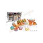 Set plastic Ceai cu prajituri Engros