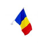 Steag Romania cu prindere pentru masina, 30x45cm, en gros