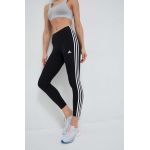 adidas colanți femei, culoarea negru, cu imprimeu  IC7151