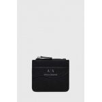 Armani Exchange portofel femei, culoarea negru