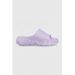 Buffalo papuci Cld Slide femei, culoarea violet, cu platforma, 1622264