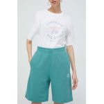Converse pantaloni scurti culoarea turcoaz, neted