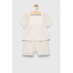 GAP set de bumbac pentru copii culoarea alb