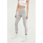 adidas colanti femei, culoarea gri, cu imprimeu