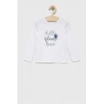 Birba&Trybeyond longsleeve din bumbac pentru bebeluși culoarea alb