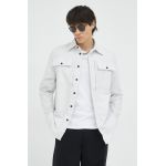 G-Star Raw camasa din bumbac barbati, culoarea gri, cu guler clasic, regular