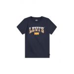 Levi's tricou de bumbac pentru copii culoarea albastru marin, cu imprimeu