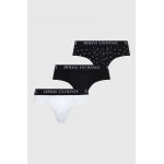 Armani Exchange slip 3-pack barbati, culoarea negru