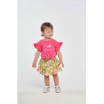Birba&Trybeyond fusta fete culoarea galben, mini, evazati