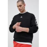 adidas hanorac de bumbac barbati, culoarea negru, modelator