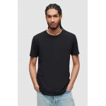 AllSaints tricou din bumbac 2-pack culoarea negru, neted