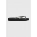 Ipanema slapi BOSSA SOFT V femei, culoarea negru, cu toc plat