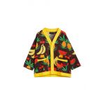 Mini Rodini cardigan din bumbac pentru copii culoarea maro
