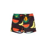 Mini Rodini pantaloni scurti de baie copii culoarea maro