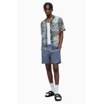 AllSaints pantaloni scurti de baie barbati, culoarea violet, neted