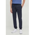 BOSS pantaloni de trening culoarea bleumarin, uni 50485181
