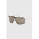 Alexander McQueen ochelari de soare culoarea auriu