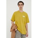 Levi's tricou din bumbac culoarea verde, cu imprimeu