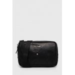 Aeronautica Militare borseta de piele culoarea negru