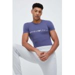 Emporio Armani Underwear tricou lounge culoarea albastru marin, modelator