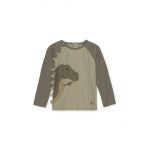 Konges Sløjd longsleeve de baie pentru copii culoarea verde