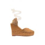 Manebi espadrile Heart-Shaped Wedge Espadrilles culoarea maro, R 2.0 WH