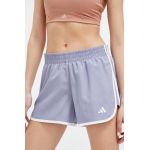 adidas Performance pantaloni scurți de alergare Marathon 20 cu imprimeu, medium waist